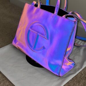 Telfar Iridescent Purple Tote